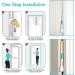 Handisure Award Winning Automatic Child Door Finger Guards Door Locks & Window Guards Hinge & Lock Side Safety Baby Door Stopper Easy to Install (White Teal 1 Count(Pack of 1)) 1 Count (Pack of 1) White Teal - Buy Online on GoSupps.com