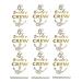 Bachelorette Bride to Be Nautical Temporary Tattoos - 100+ Gold Metallic Designs - Bride's Crew, Nauti Bride, Last Fling - Perfect for Engagement & Bachelorette Party - Waterproof & Nontoxic - Buy Online on GoSupps.com
