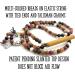 Bamboo Stress Straws Necklace for Meditation and Mindful Breathing - Wooden Mala Beads Bracelet for Relaxation and Stress Relief - Buy Online on GoSupps.com