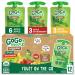 GoGo squeeZ Organic Fruit on the Go Variety Pack Apple/Banana/Strawberry 3.2 oz. (12 Pouches) - Made from Organic Apples Bananas & Strawberries - Gluten Free Snacks - Nut & Dairy Free - Vegan Snack