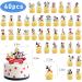 40PCS Cupcake toppers for Kids Birthday Decorations Cute Cake Decorations Party Supplies for Kids Boys Girls - Buy Online on GoSupps.com