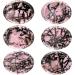 Nupuyai Rhodonite Oval Thumb Worry Stone Set - Healing Anxiety Stress Relief Crystal Therapy - Buy Online on GoSupps.com