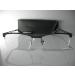 Foster Grant Lamar Mens Gray Stainless Steel Reading Glasses w/Case +2.50 Free Hard CASE + Microfiber Cloth