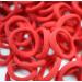 100Pcs Seamless Cotton Hair Bands Elastics Ponytail Holders - 1.5 inch Diameter - No Damage Hair Ties for Thick Hair - Red - Women, Girls, Kids, Toddlers - Buy Online on GoSupps.com
