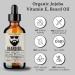 Bella Terra Oils Beard Oil 4oz | Organic Vitamin E Jojoba & Argan | Anti-Frizz Formula for Luster & Care - Buy Online on GoSupps.com