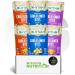 Rhythm Superfoods Cauliflower Bites (Vegan, Paleo Friendly, Low Carb, Gluten-Free) Mission Nutrition Vegan Box (6 Pack)