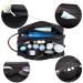 WANDF Toiletry Bag for Men Small Nylon Dopp Kit Lightweight Travel Shaving Bag for Kids and Women (black) - Buy Online on GoSupps.com