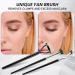 Simarro 3Pcs Eyelash Brush Set | Angle Brush & Steel Tooth Comb for Natural Lifted Lashes & Eyebrows - Portable Makeup Tools for Women & Girls - Buy Online on GoSupps.com
