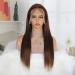 ZLIKE 28inch Brown Straight HD Lace Front Wig - Brazilian Virgin Human Hair Wig for Women - Buy Online on GoSupps.com