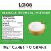Lolo's Keto Kitchen Erythritol Sweetener - Keto-Friendly Zero Carb & Sugar Free Granular Erythritol Sweetener - Calorie Free Sweetener & Ideal Sugar Replacement for Coffee Iced Tea & Baking 2.5lbs. 1.14 kg (Pack of 1) - Buy Online on GoSupps.com