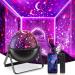 Night Light Projector Baby Projector Light for Kids Bedroom Bluetooth Night Light Kids 12 Light Modes Sensory Lights Baby Lights Projector Kids Star Projector Night Light Baby Gift Room Decor Black