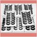 7 Pairs 3D Faux Mink Eyelashes: Natural Look False Eyelashes Pack for Women - 14 Handmade Fluffy Extensions in 2 Styles - Buy Online on GoSupps.com