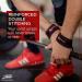 Dark Iron Fitness Leather Suede Lifting Wrist Straps Bundle for Men and Women - Heavy Duty Powerlifting Grips with Padded Support - 3mm - Buy Online on GoSupps.com