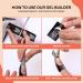 50Pcs Nail Forms for Gel Builder 6 x 3.5cm Paper Nail Extension Forms Self-Adhesive Stickers for Curved & Pointy Nails Perfect for Acrylic UV Gel Nail Art at Home or Salon 50 count (Pack of 1) - Buy Online on GoSupps.com