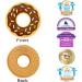 Silli Chews Chocolate Donut Teething Toy - Safe Silicone Teether for Pain Relief | Textured Soft Flexible Funny Food Teether - Buy Online on GoSupps.com