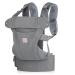 Gagaku baby carrier newborn from birth 0-12 months easy to wear face in the face forward and back for babies - gray