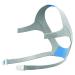 ResMed Airfit/AirTouch F20 Headgear - Replacement Headgear - Extra Soft with Plush Straps - Large, Blue 1 Count (Pack of 1) Blue