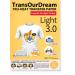 TransOurDream Iron on Heat Transfer Paper for T Shirts (Light 3.0  15 Sheets 8.5x11) Printable HTV Heat Transfer Vinyl for Inkjet & Laserjet Printer Iron On transfers for T Shirts (TRANS-L3-15-2)