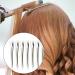 Vanyibro 24 Pieces Duck Bill Silver Curl Clips 3.5 Inches Metal Section Clips for Hair Extensions Alligator Hair Clips - Buy Online on GoSupps.com