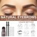 Reusable Eyebrow Stamp & Stencil Kit - Light Brown Brow Powder Makeup Set for Perfect Shaping - Buy Online on GoSupps.com