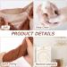 QOPAHI African Exfoliating Net Sponge 2 in 1 Body Shower Scrubber - White/Brown 80x30cm - Buy Online on GoSupps.com