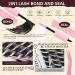 DIY Self Adhesive Eyelashes - 120 Pcs Lash Clusters & 3D Angel Wing Lashes Kit - Easy Apply Reusable D Curl 12-18mm | International Shipping - Buy Online on GoSupps.com