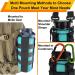 Buentya Tactical Bottle Holder - Military Nylon Ruck Bag Water Bottle Holder with Clip for Hiking & Outdoor Use - Buy Online on GoSupps.com