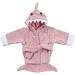 Baby Aspen Pink Girl's Baby Shark Hooded Towel/Newborn Terry Cotton Spa Bath Robe, Baby Beach Towel | Let The Fin Begin Baby Bath Towel Pink Hooded Towel Spa Robe