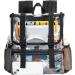 Vorspack Clear Mini Stadium Approved Backpack with Water Holders - Black - Buy Online on GoSupps.com