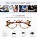 SUNGait Spring Hinge Blue Light Blocker Glasses - Anti Blue Ray Digital Screen Glasses SGT901 Amber Frame Glossy Finish for Eye Protection - Buy Online on GoSupps.com