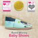 Blue Elephant Baby Shoes | Soft Sole Leather Toddler Shoes 0-6 Months | Baby Boy & Girl Walking Shoes - Buy Online on GoSupps.com