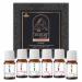 Madame Moselle Essential Oils Gift Set for Aroma Candle Making Soap Making Bath Bombs Diffusers | 10ml Pack of 6