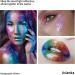  Aslanka Aslanka Holographic Glitter Powder - 140g - Bright Pink - Rainbow Multicolored Glitter Powder - Manicure Epoxy Resin Eyeshadow Face DIY Crafts - Buy Online on GoSupps.com