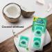Coconut Oil Dental Floss 55 Yards 4 Count - Mint Flavored Expanding Floss for Wide Spaces - Buy Online on GoSupps.com