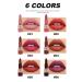 Matte Lipstick Set - 6 Velvet Smooth Colors | Long Lasting Waterproof Non-Stick Cup | Perfect Nude Lip Makeup Gift Box - Buy Online on GoSupps.com