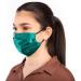 HABAC STUDIO Pack of 5 Satin Silk Face Masks Reusable Cover Bandana Balaclavas Face Masks Washable UK Black Face Mask with Nose Wire Pleated Face Mask for Women Men Adjustable. Greens - Buy Online on GoSupps.com