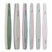 GeekerChip Professional Nail File Set 6 Pieces Professional Double Sided Nail File 150 180 240 100/180 220/280 1000/4000