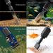 Bedee 6-in-1 Electric Aquarium Gravel Cleaner & Fish Tank Vacuum Kit | Automatic Water Changer & Sand Washer | Adjustable Flow | DC 12V | Black - Buy Online on GoSupps.com