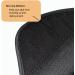 Riqinxin Washable Waterproof Incontinence Pad | Reusable Sofa Bed Protector 54x56cm - Black - Buy Online on GoSupps.com