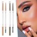 Brow Soap Styling Pencil: Ultra Fine Double Headed Eyebrow Powder for Long Lasting Makeup - Sweatproof, Non Fading Color Kit - Buy Online on GoSupps.com