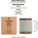 Sage Green Linen Ribbon 1.5 x 5Yd Spool - Rustic Frayed Cotton Ribbon for Gift Wrapping, Wedding Invitations & Bouquets - Buy Online on GoSupps.com