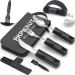 Pkpkaut weighted/bending Parkinson's cutlery for Parkinson's patient with universal cuff disabled cutlery for disabled people with oxford pocket grip thickening senior cutlery flexible 6-part set