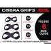 Figure 8 Loop Deadlift Straps - 70 cm Length - Ideal for Powerlifting and Weightlifting - Black with Red Strips - Buy Online on GoSupps.com
