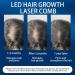 LED Hair Growth Laser Comb Red Light Therapy Hair Loss Treatment for Women Men - Hair Growth System for Thinning Hair - Buy Online on GoSupps.com