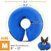 BENCMATE Inflatable Recovery Collar for Dogs & Cats - Medium Blue, Neck 8-12 - Soft Pet Cone that Doesn't Block Vision - Buy Online on GoSupps.com