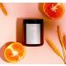 Buy Premium Citrus Sweet Orange Scented Soy Candles | Natural Aromatherapy Gifts for Home | Long Lasting Amber Jar | Ideal for Women & Men - Buy Online on GoSupps.com