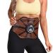 Gymform Total Abdominal Trainer Strengthening EMS System for Toned Abdominal Muscles Black