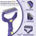 Decyam 3-in-1 Dog & Cat Undercoat Brush Best Care for Short-Haired Breeds | Reduces Hair Loss | International Shipping - Buy Online on GoSupps.com