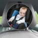 Adjustable Baby/Child Safety Car Mirror | Increase Visibility for Forward Facing Child Seat | Easy to Fit & Remove | Universal Size 165 x 165 mm - Buy Online on GoSupps.com