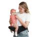 Babymust baby carrier with a hip seat progressive adjustable hip belt & several pockets ergonomic hip seat carrier for newborn toddlers up to 30 kg black